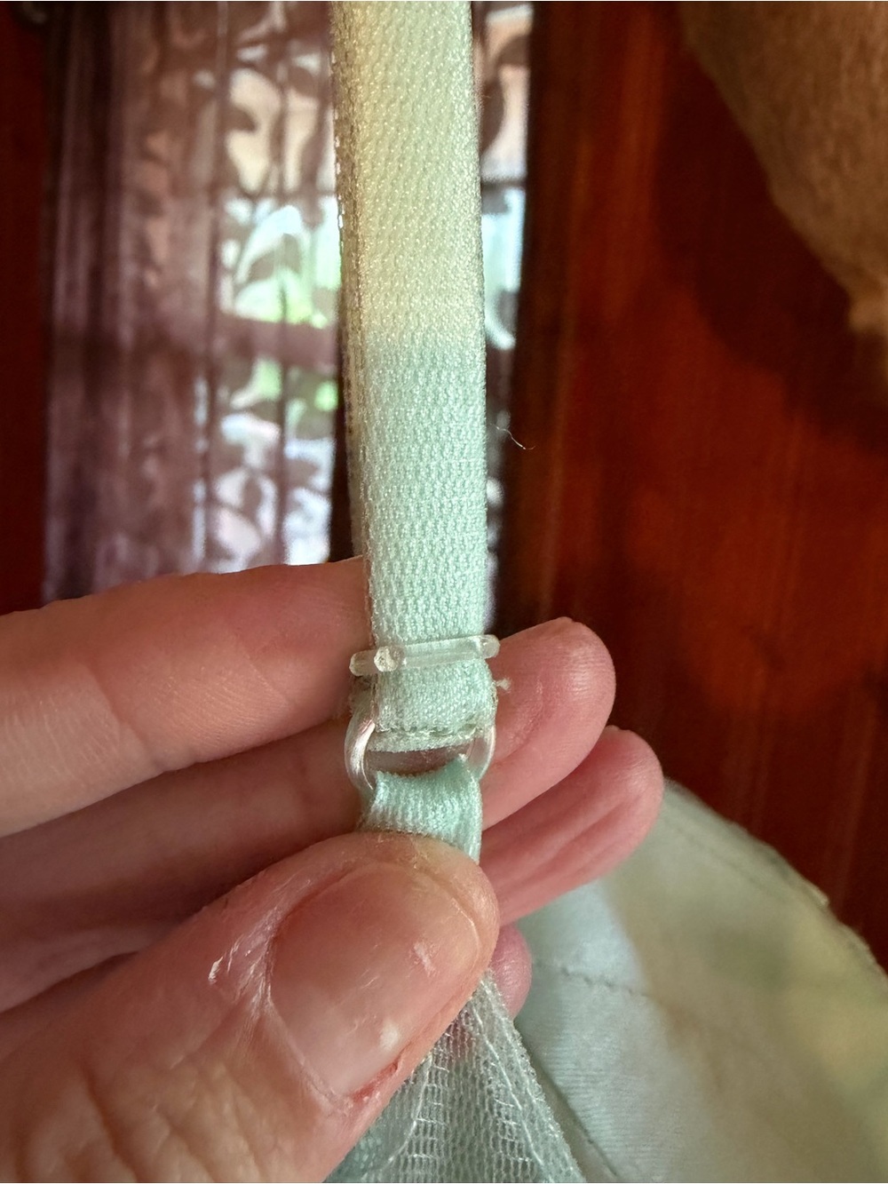 Light Mint Tulle Dress with Embellished Bodice - Picture 6 of 7
